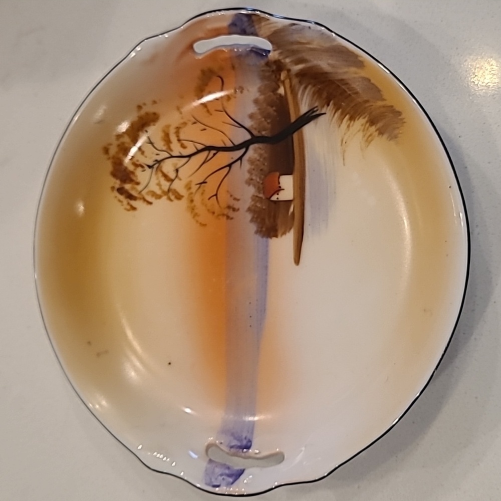 Noritake Handpainted Japanese Scenic Dish